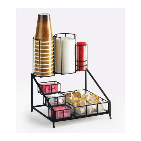 Cal-Mil Cal-Mil 1453 Iron Coffee Condiment Display 12"W x 10-1/2"D x 14-1/2"H 1453